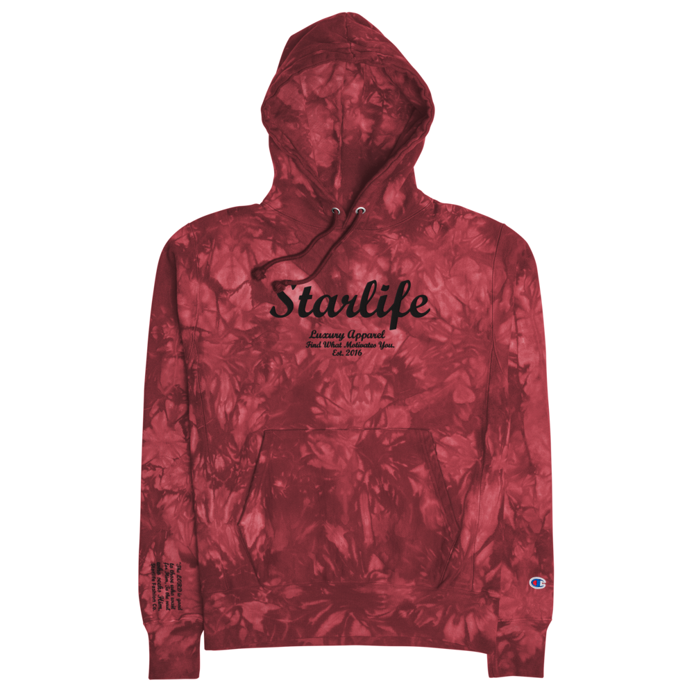 Starlife Tye Dye Hoodie (Red)