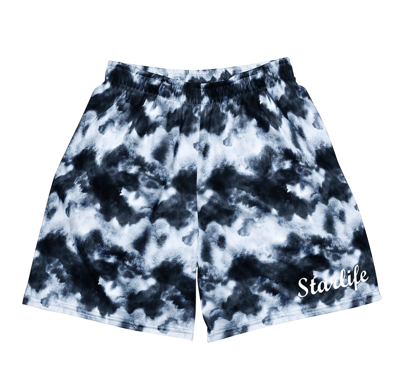 Washed Marble Mesh Shorts