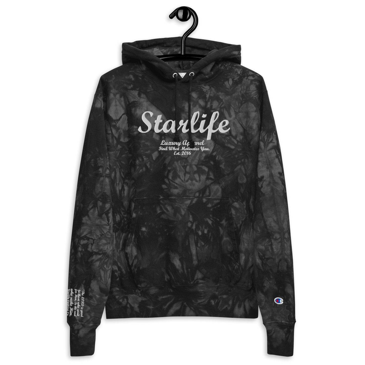 Starlife Tye Dye Hoodie (Black)