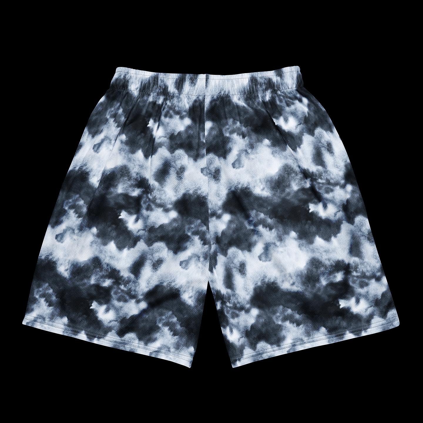 Washed Marble Mesh Shorts