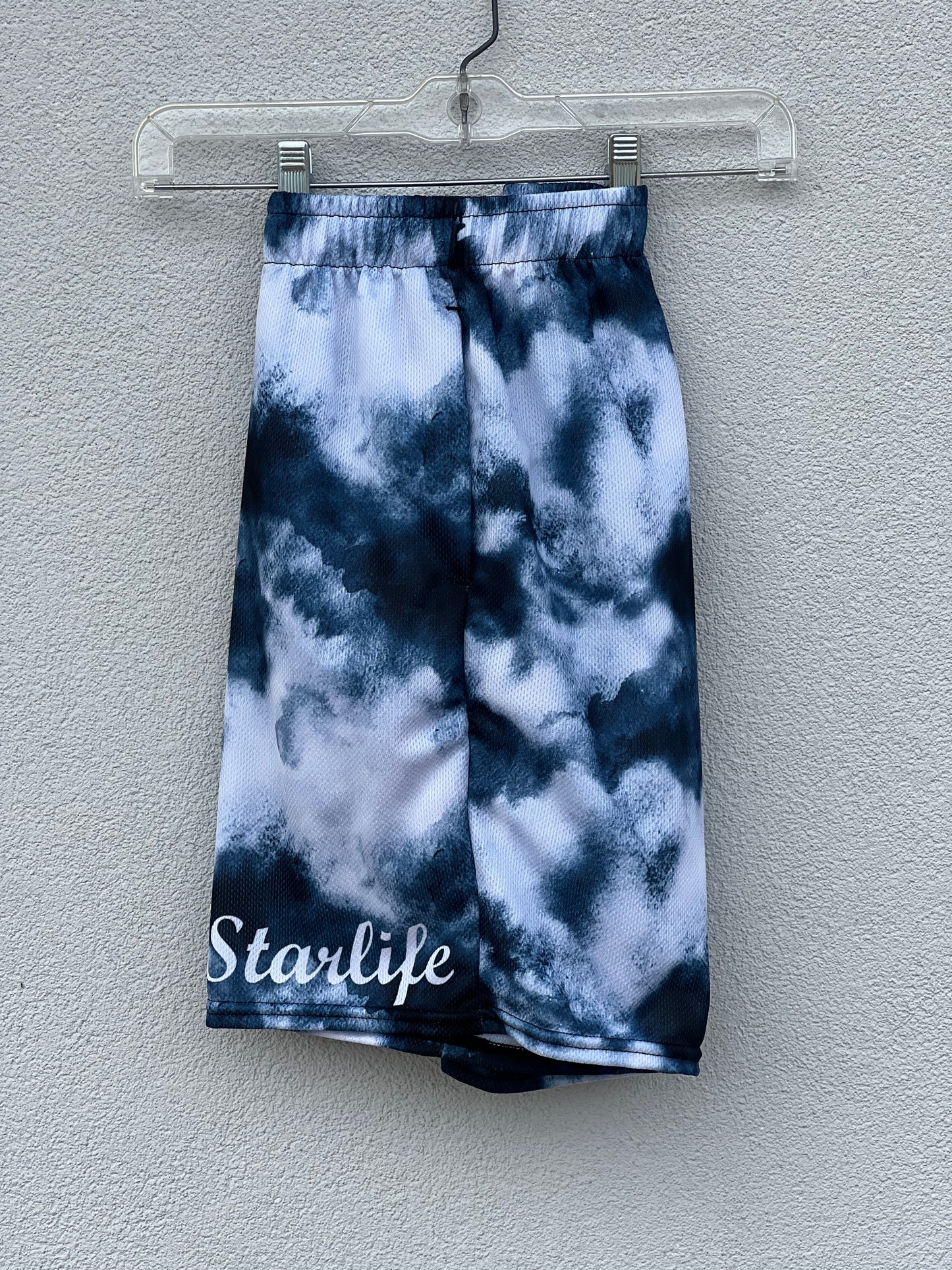 Washed Marble Mesh Shorts