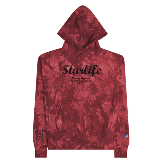 Starlife Tye Dye Hoodie (Red)