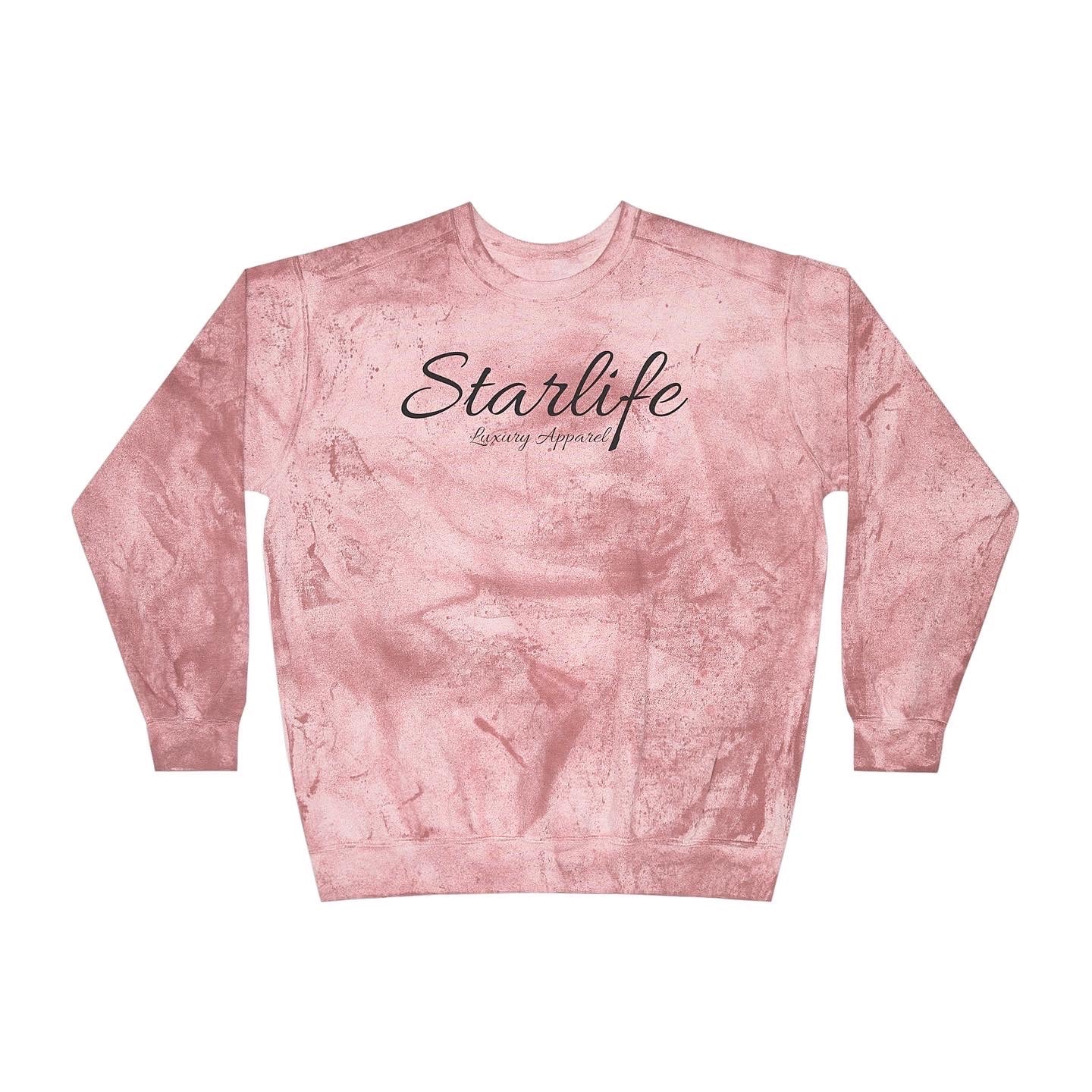 Color Blast Sweatshirt (Red Marble)