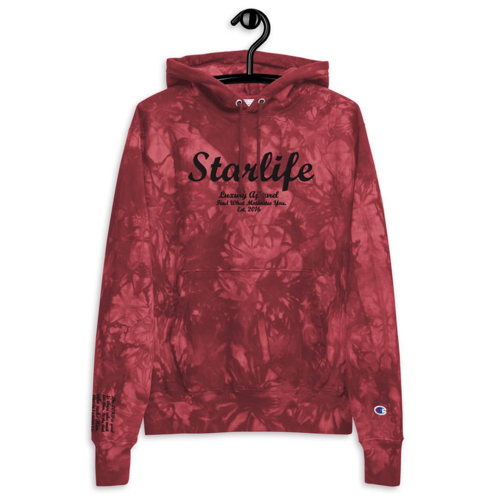 Starlife Tye Dye Hoodie (Red)