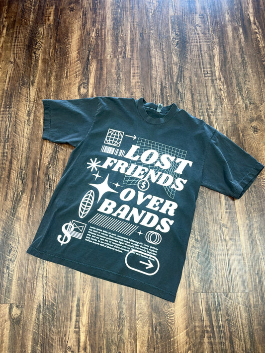Lost Friends Over Bands T-Shirt (6.5oz)