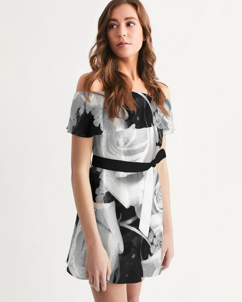 Women’s Floral Off-Shoulder Dress