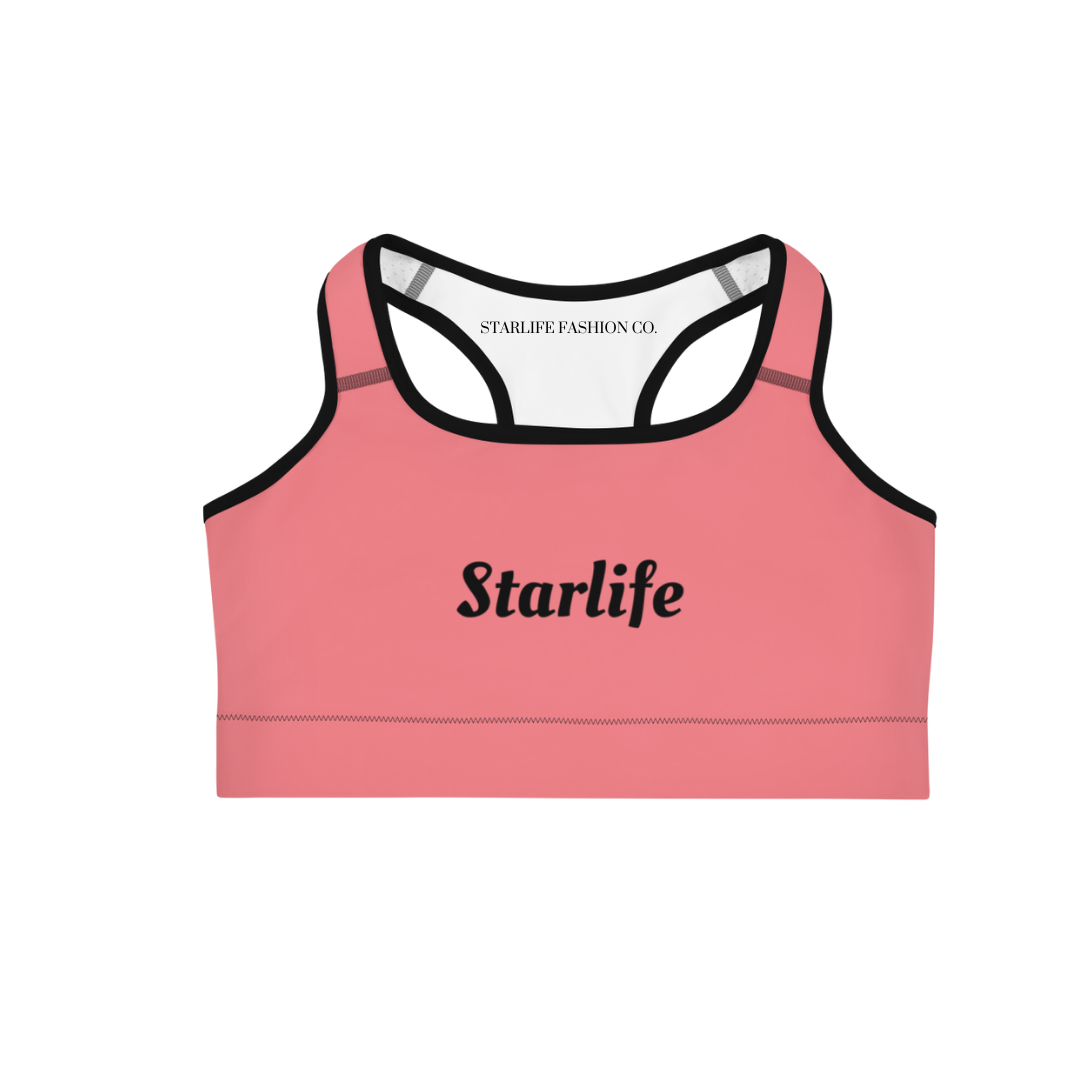 Starlife Women’s Active Wear Crop Top (Pink Berry)