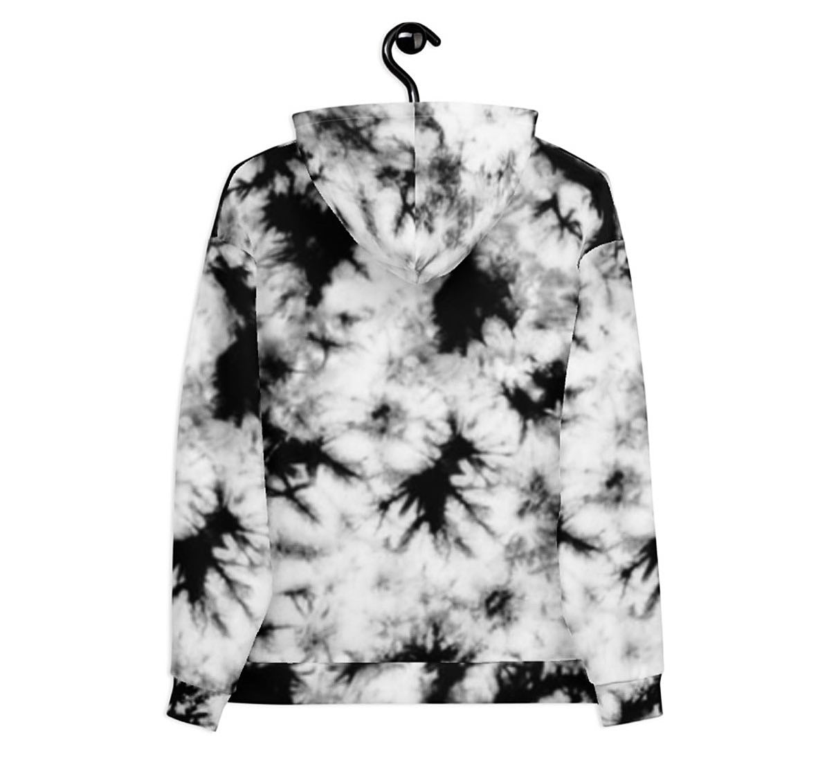 Starlife Black Marble Tye Dye Hoodie