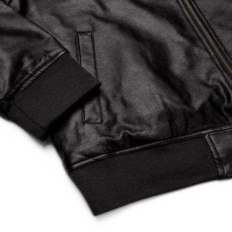 Starlife Faux Leather Bomber Jacket