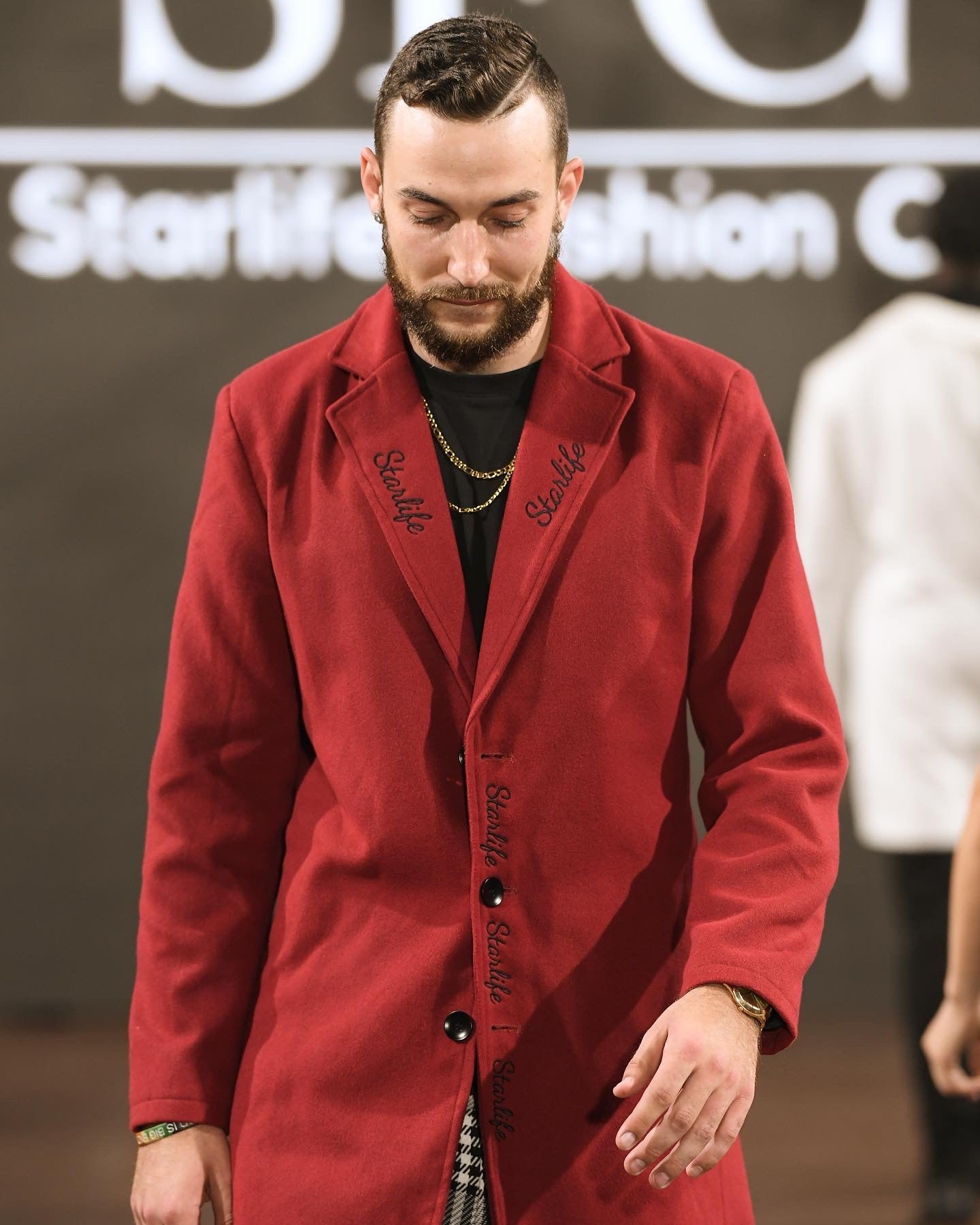 Starlife Luxury Trench Coat (Maroon/Burgundy)