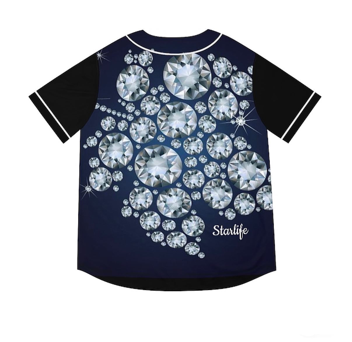 Starlife Shattered Diamonds Baseball T-Shirt