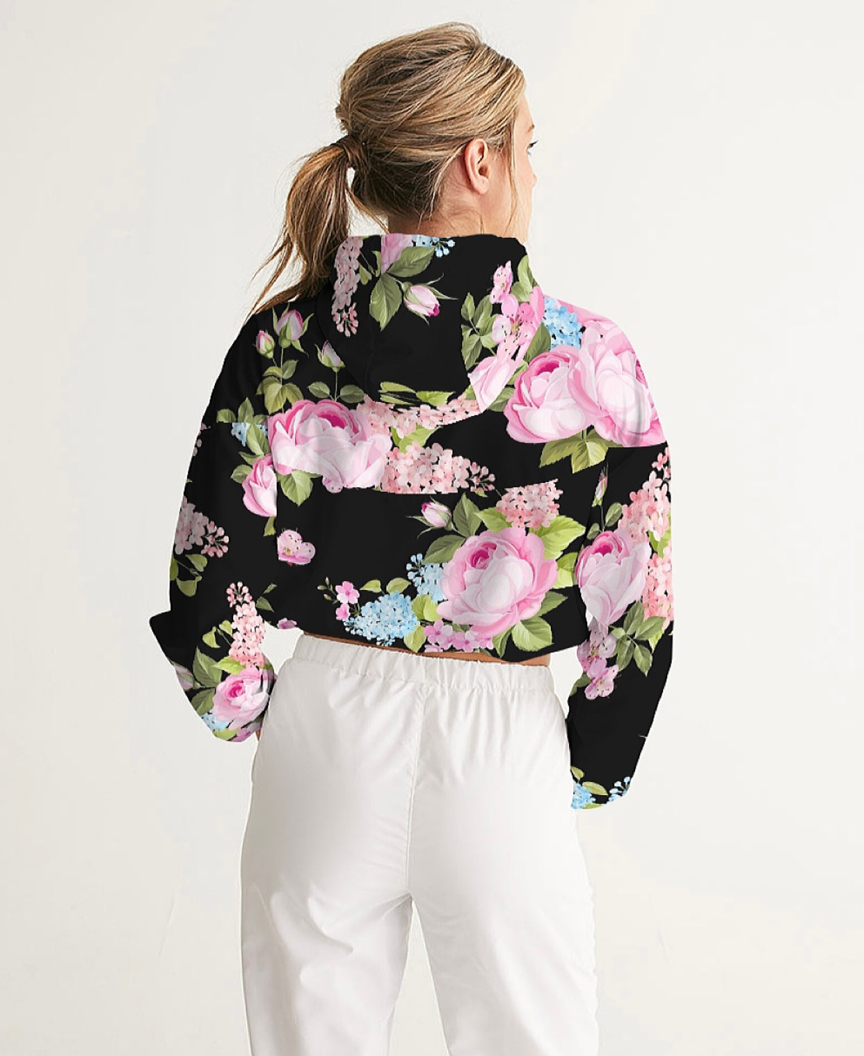 Women’s Wind Breaker Crop Top Jacket