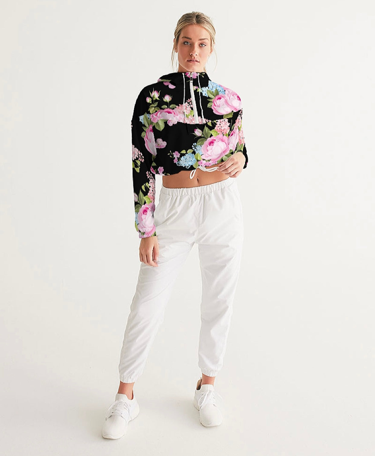 Women’s Wind Breaker Crop Top Jacket