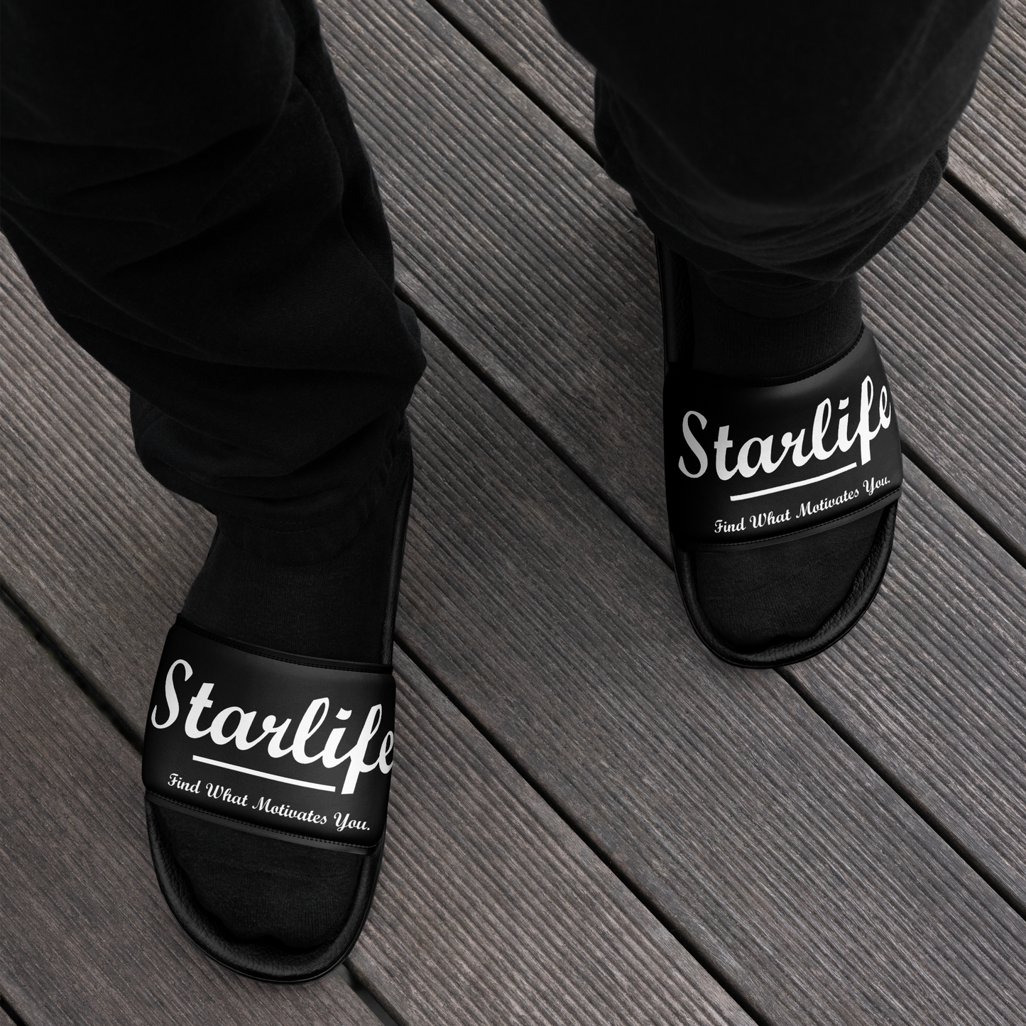 Starlife “Find What Motivates You.” Sandal/Slide.