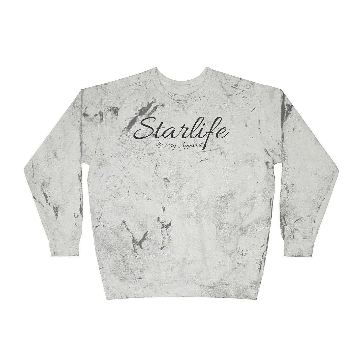 Color Blast Sweatshirt (Black Marble)