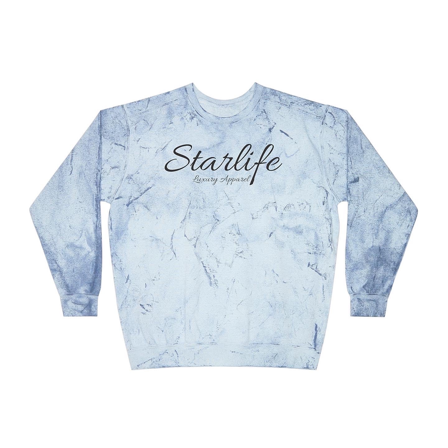 Color Blast Sweatshirt (Blue Marble)