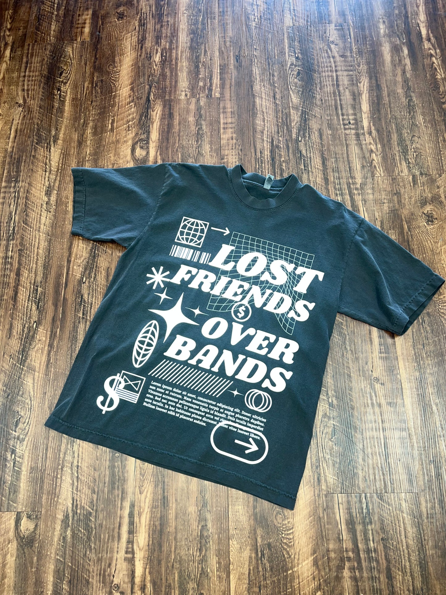 Lost Friends Over Bands T-Shirt (6.5oz)