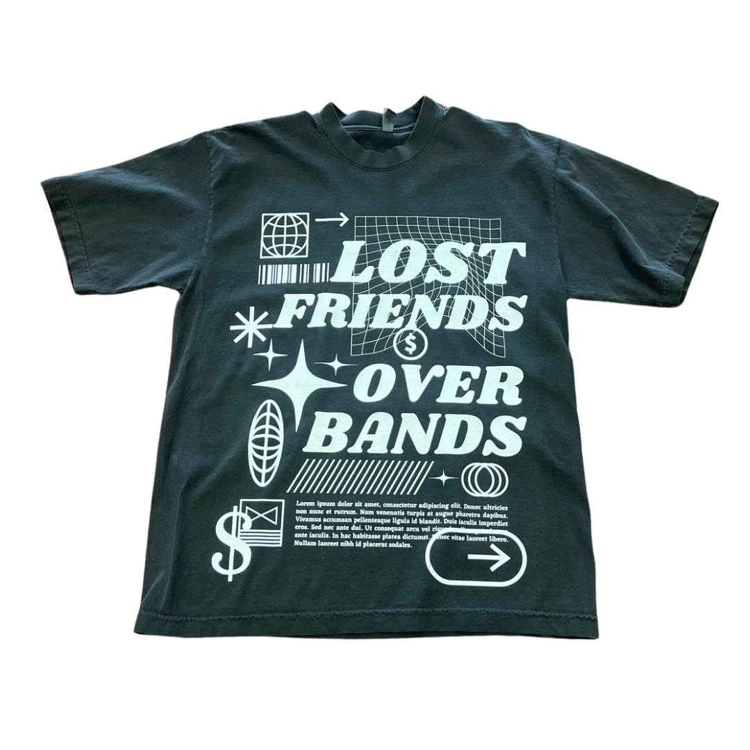 Lost Friends Over Bands T-Shirt (6.5oz)