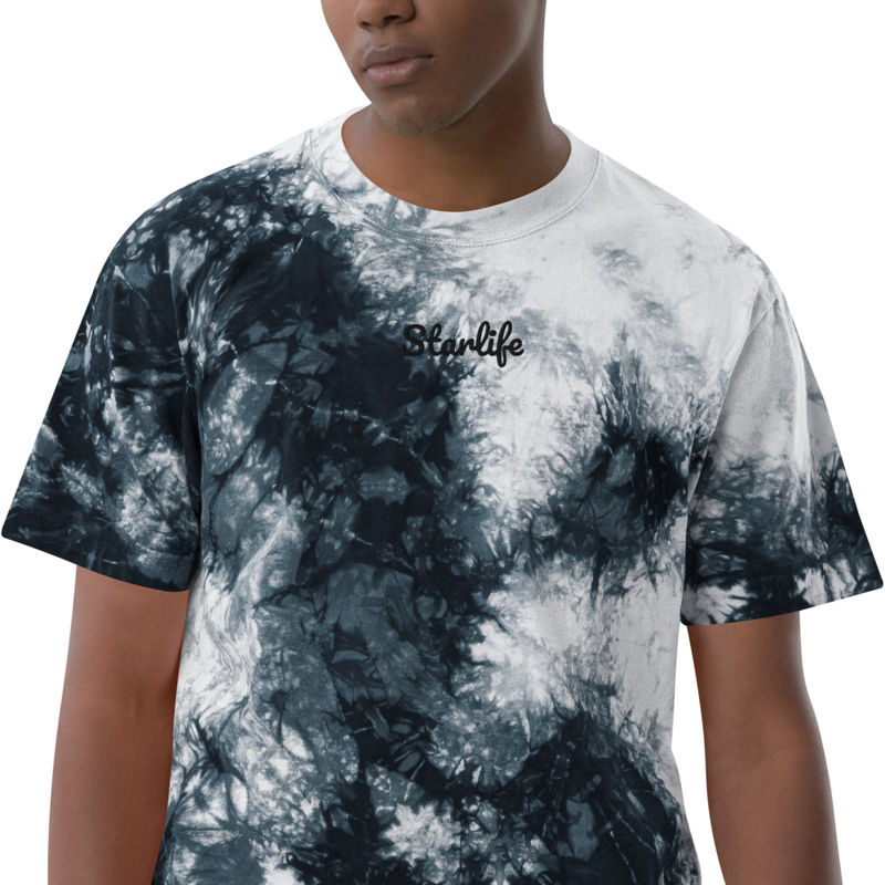 Starlife Black/White Marble Tye Dye T-Shirt