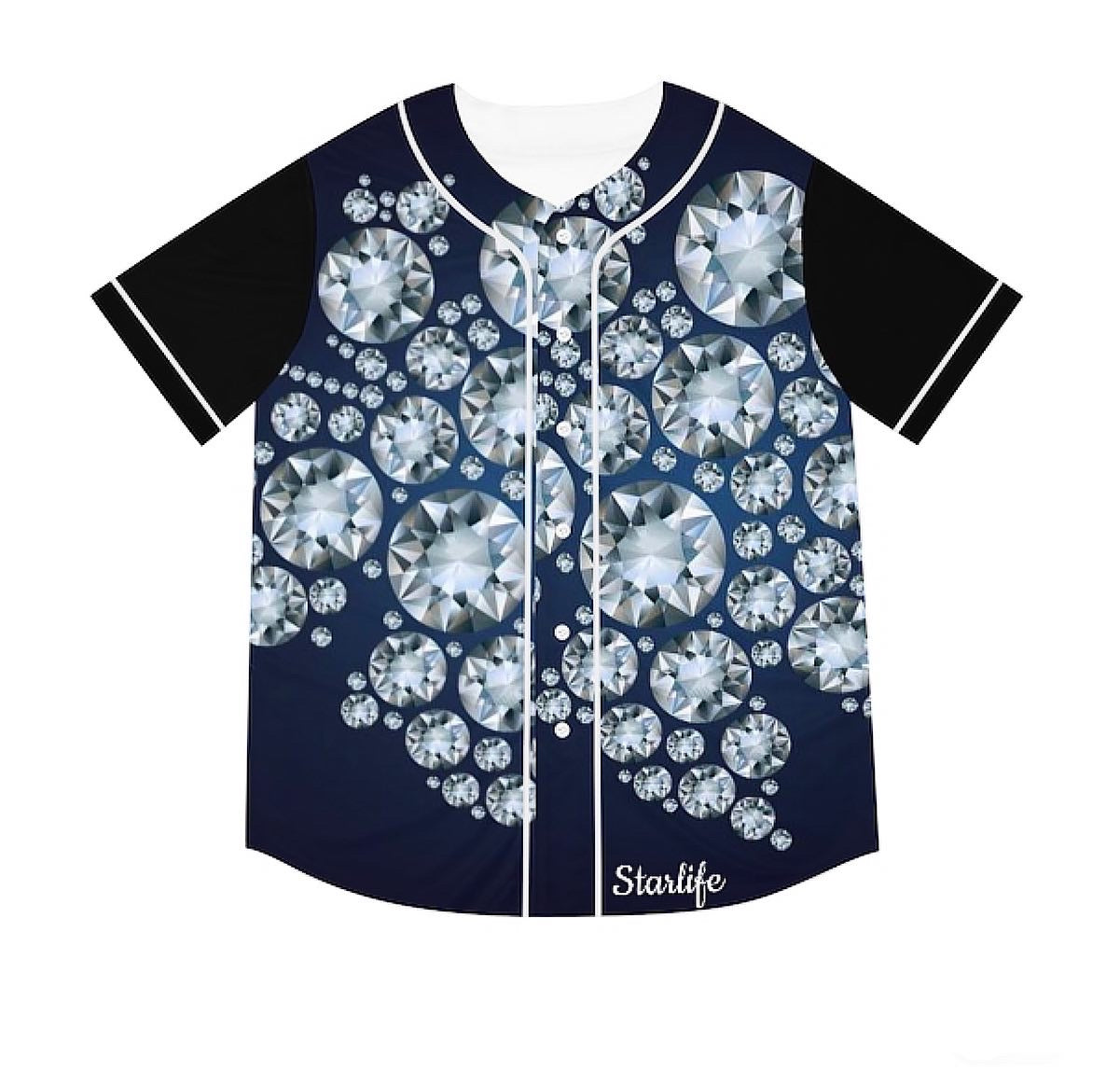 Starlife Shattered Diamonds Baseball T-Shirt